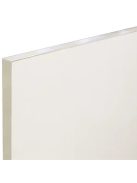 Teploceramic 395 W kerámia InfraPanel fűtőtest, 600x600 (mm), fűthető tér: 8 m² / 20 m³, mennyezetre, falra, kerekes konzolra, fehér (TC-395)