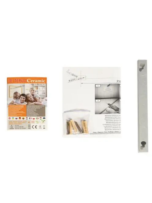 Teploceramic 450 W kerámia InfraPanel fűtőtest 450х900, fehér (TCM-450)