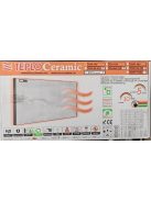 Teploceramic 450 W kerámia InfraPanel fűtőtest 450х900, fehér (TCM-450)